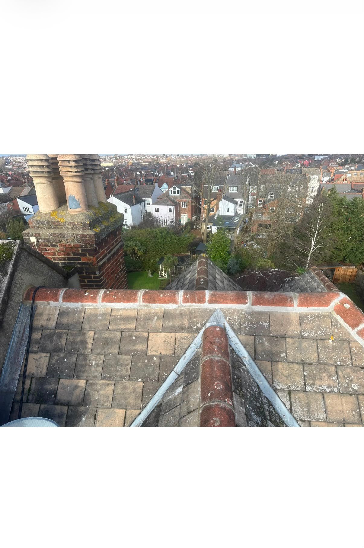 Roof repair work being completed by MO Roofing