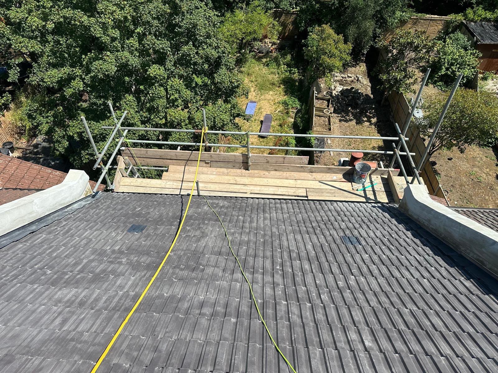 New roof membrane and battens installed by MO Roofing